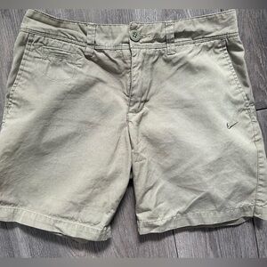 Nike Women's Army Green shorts size 6